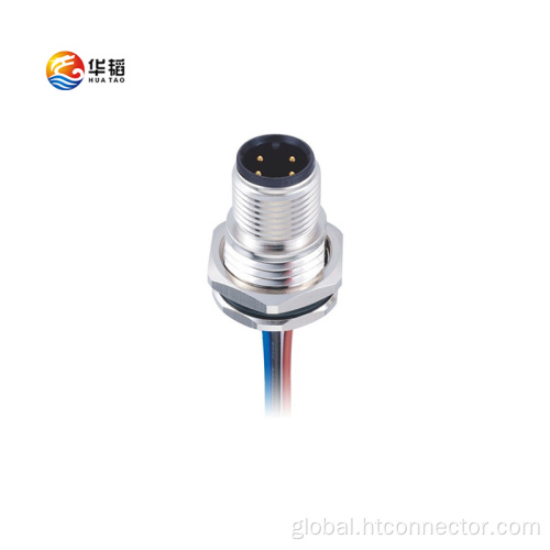 China M12 4-core male head Waterproof connector Factory